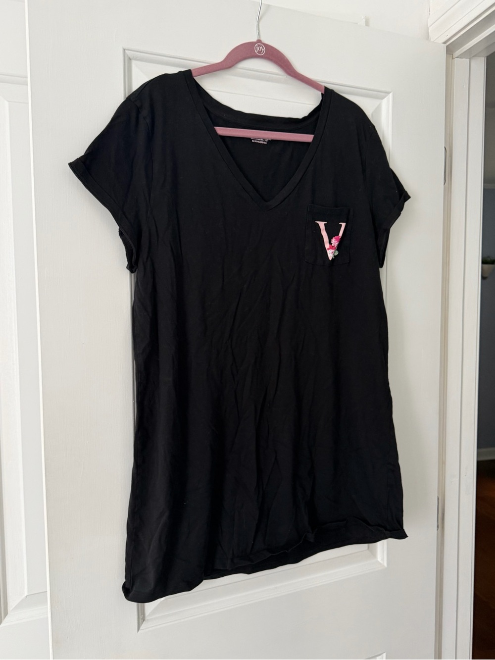 Victoria's Secret Black Logo Sleepshirt